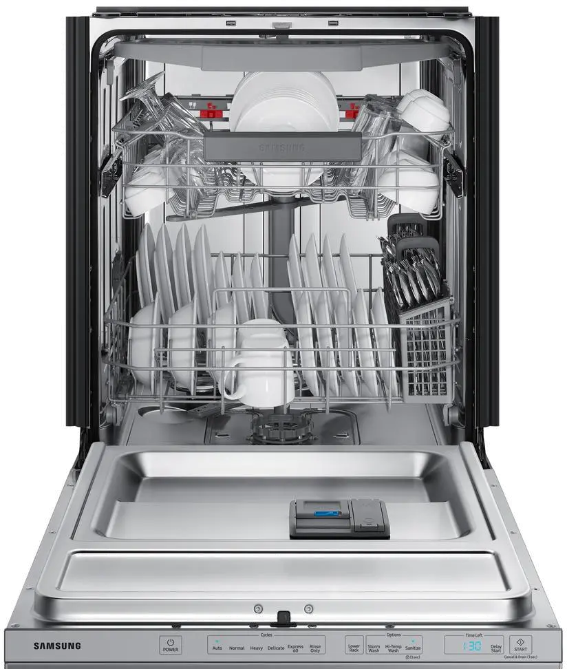 DW80R7060US Samsung Top Control Dishwasher - Stainless Steel-7