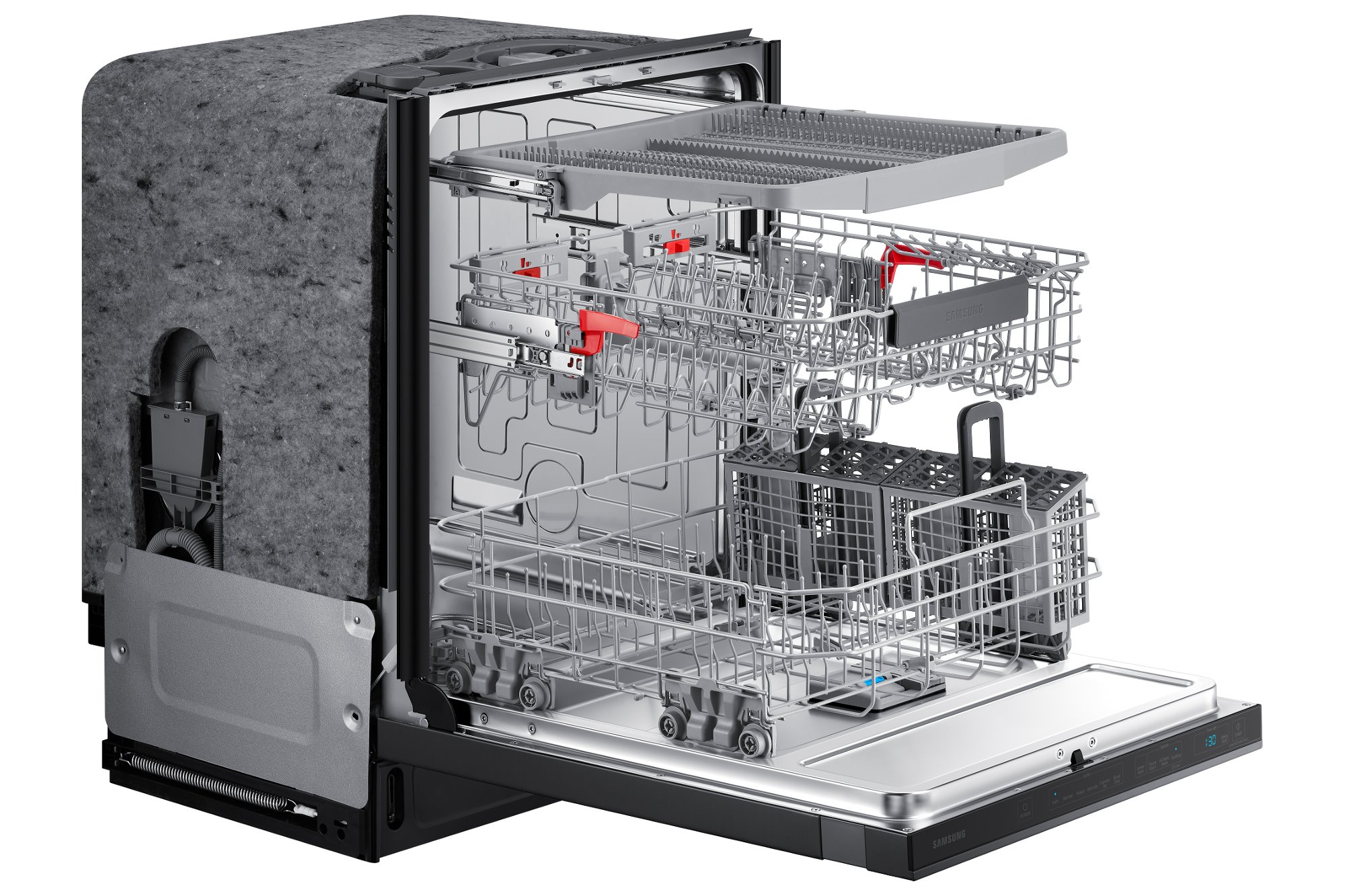 DW80R7060UG Samsung StormWash Dishwasher - Black Stainless Steel-3