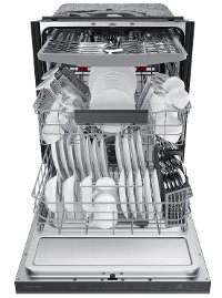 DW80R7060UG Samsung StormWash Dishwasher - Black Stainless Steel-4
