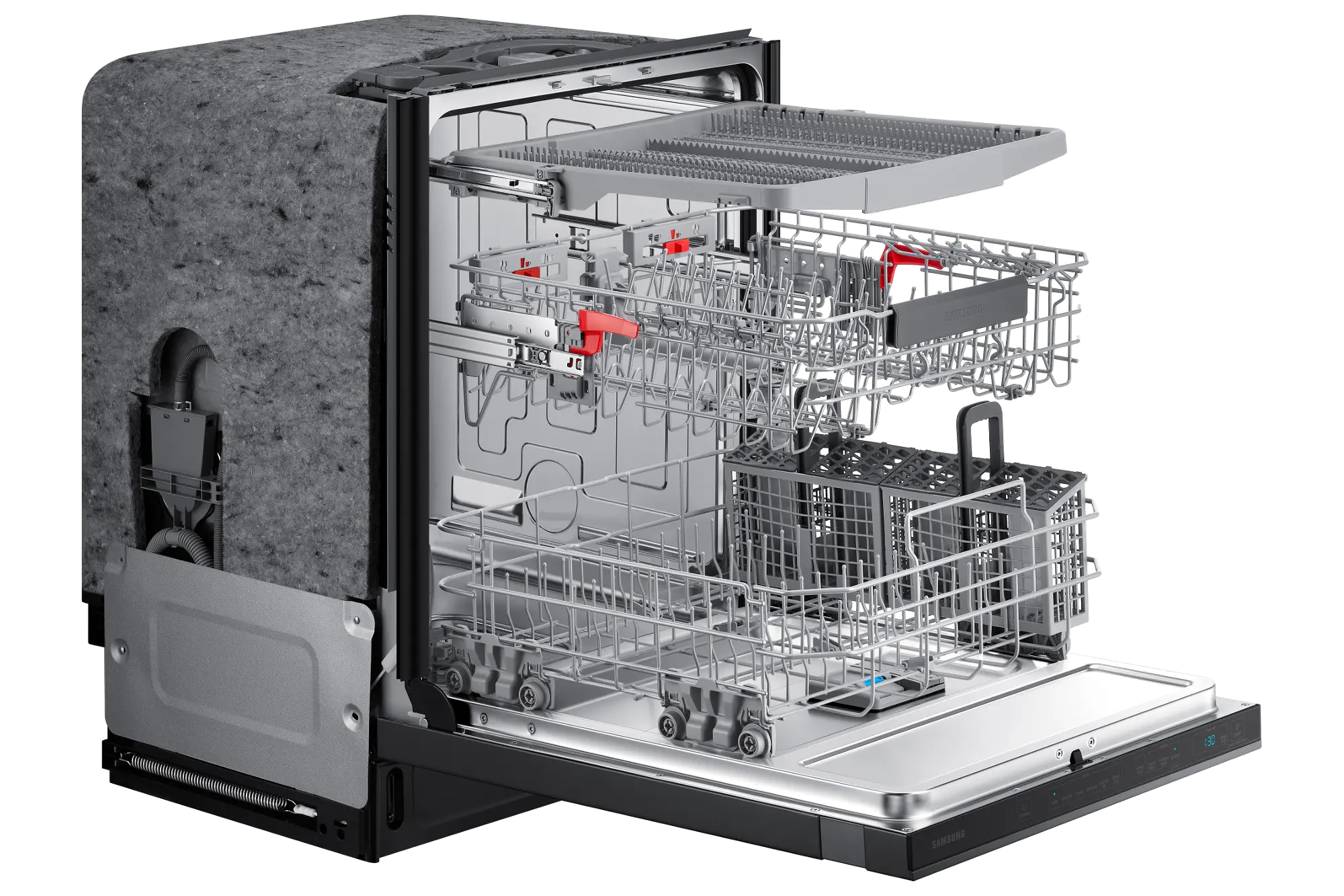 DW80R7060UG Samsung Top Control Dishwasher - Black Stainless Steel-3