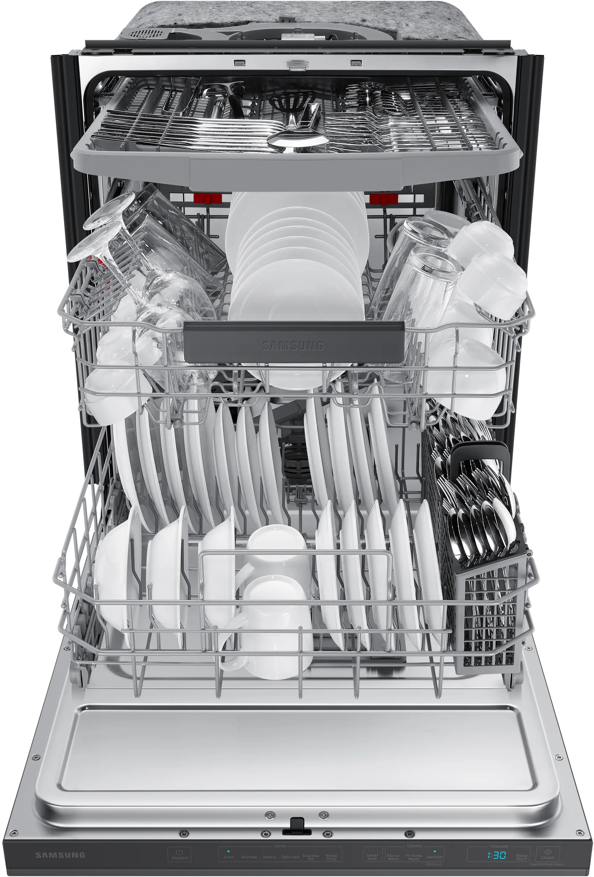 DW80R7060UG Samsung Top Control Dishwasher - Black Stainless Steel-4