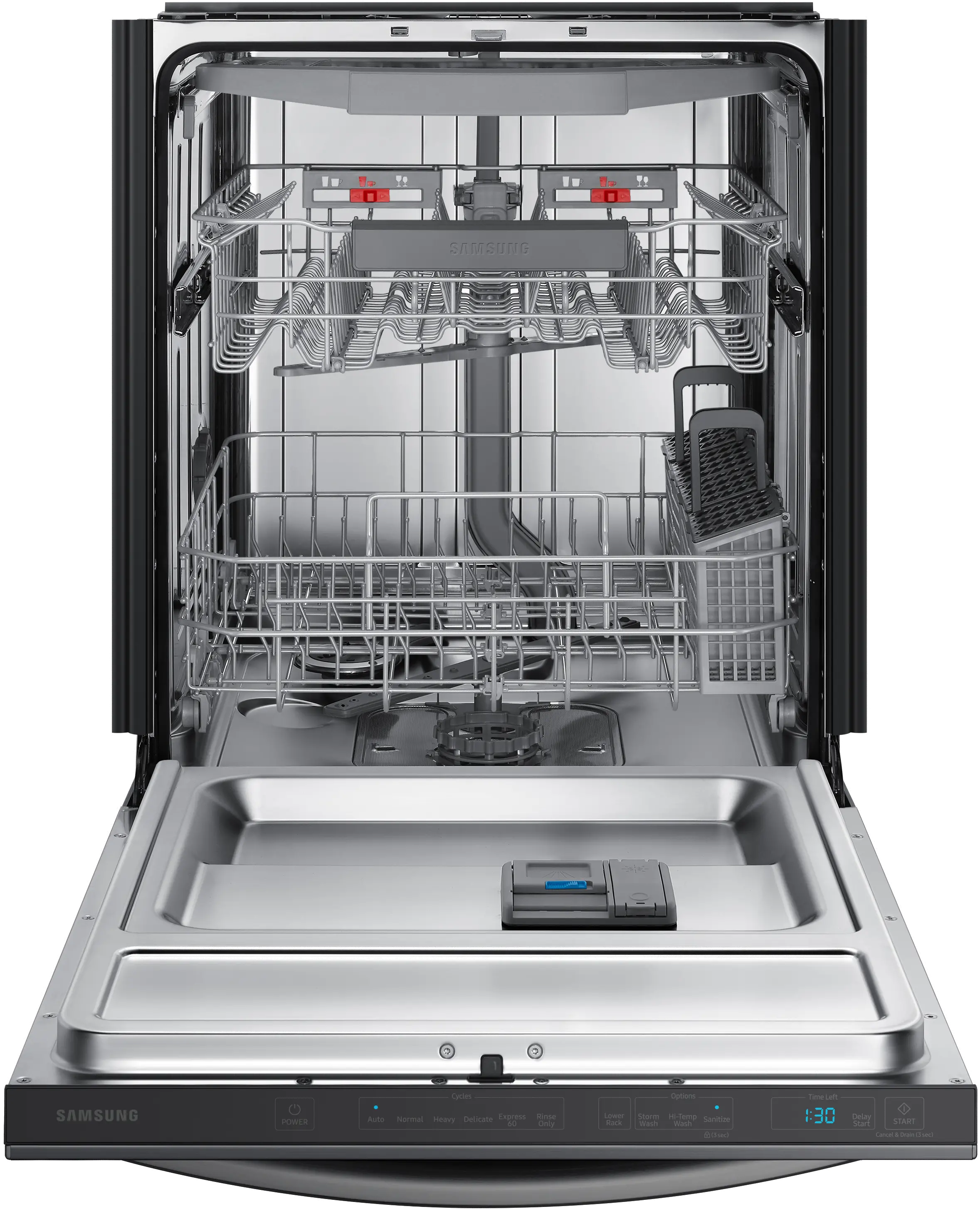 DW80R7061UG Samsung Top Control Dishwasher - Black Stainless Steel-3
