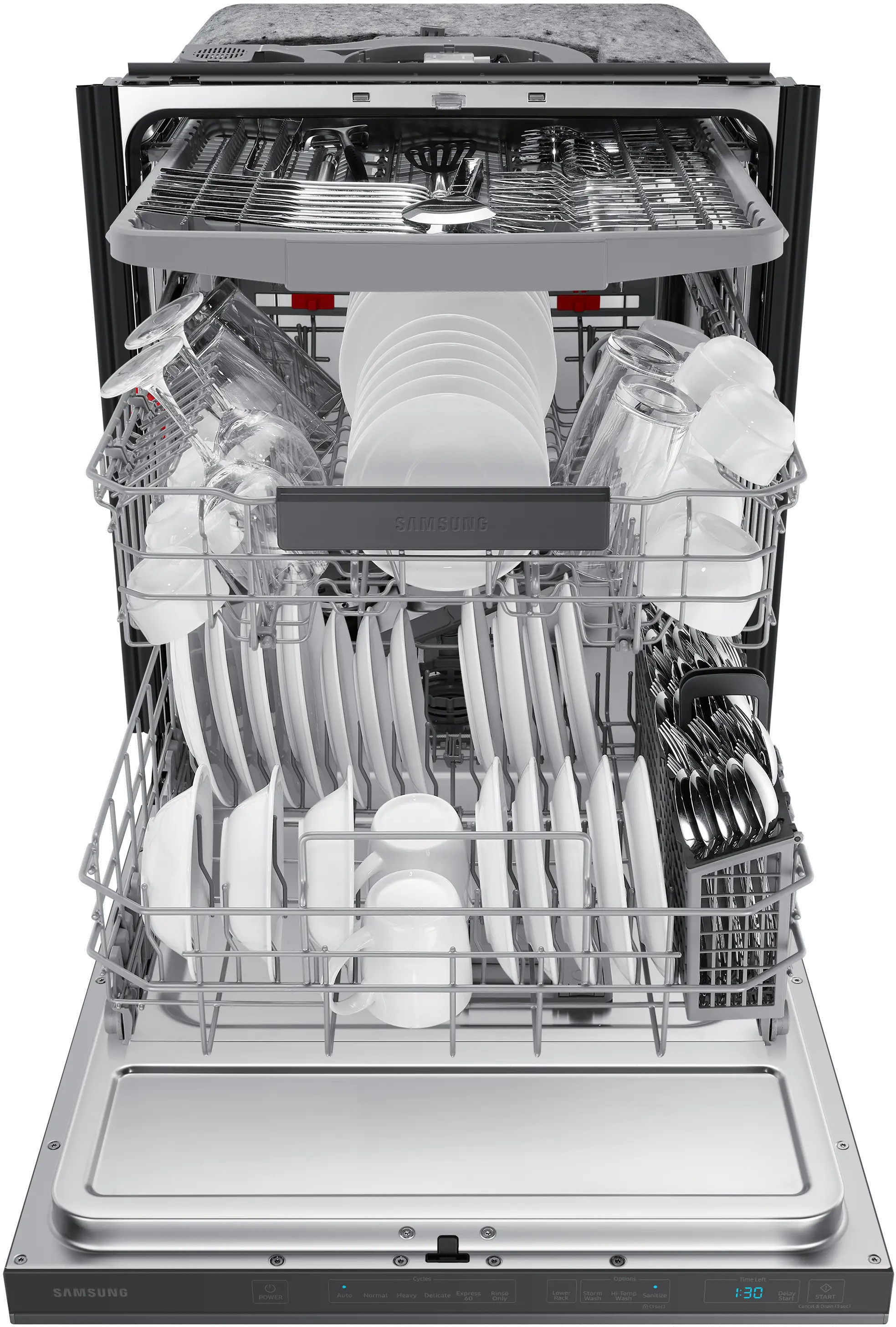 DW80R7061UG Samsung Top Control Dishwasher - Black Stainless Steel-6