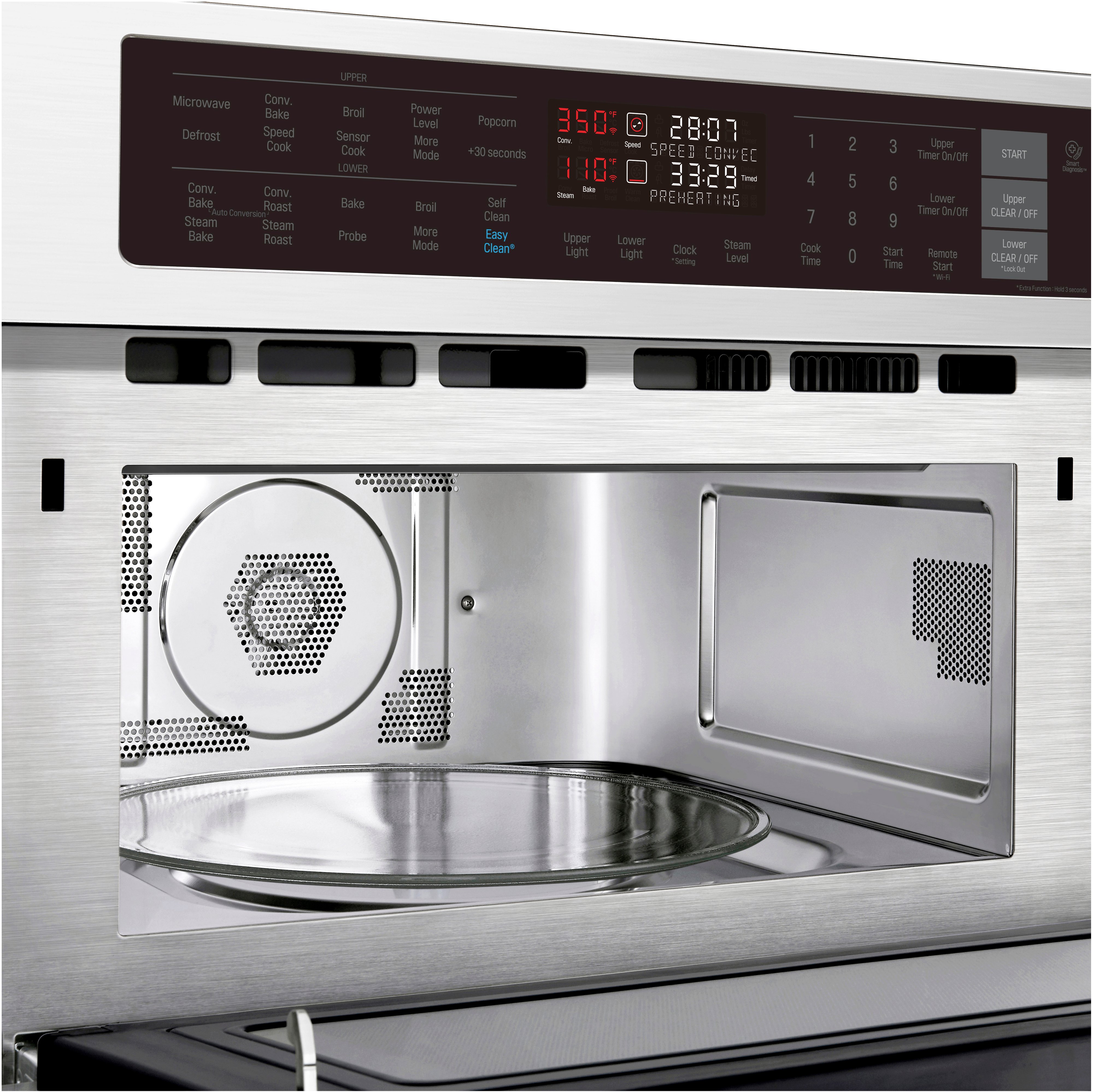 LSWC307ST LG Studio 30 Inch Smart Combination Wall Oven with Microwave - 6.4 cu. ft. Stainless Steel-4
