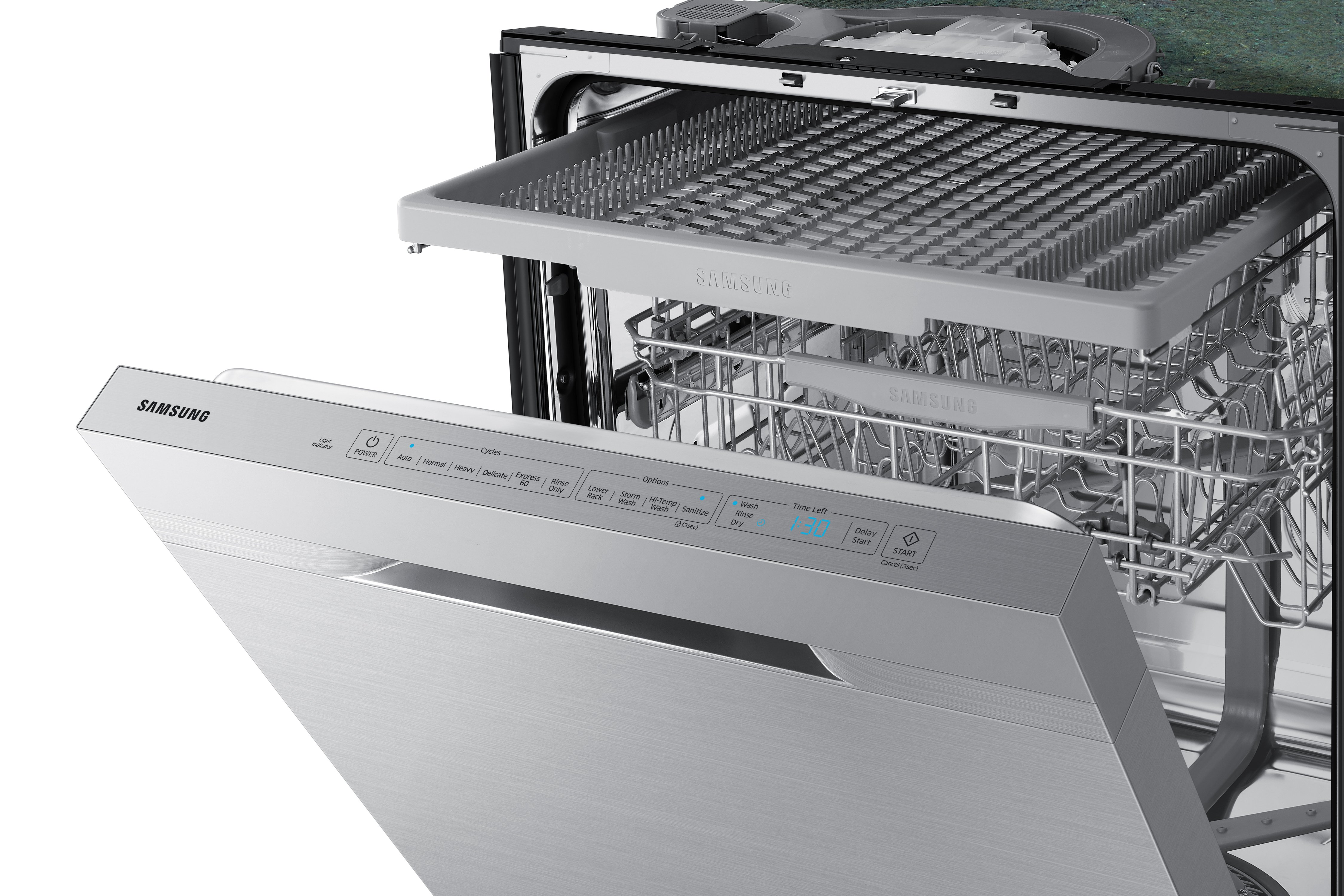 DW80R5060US Samsung 24 Inch StormWash Dishwasher - Stainless Steel-7