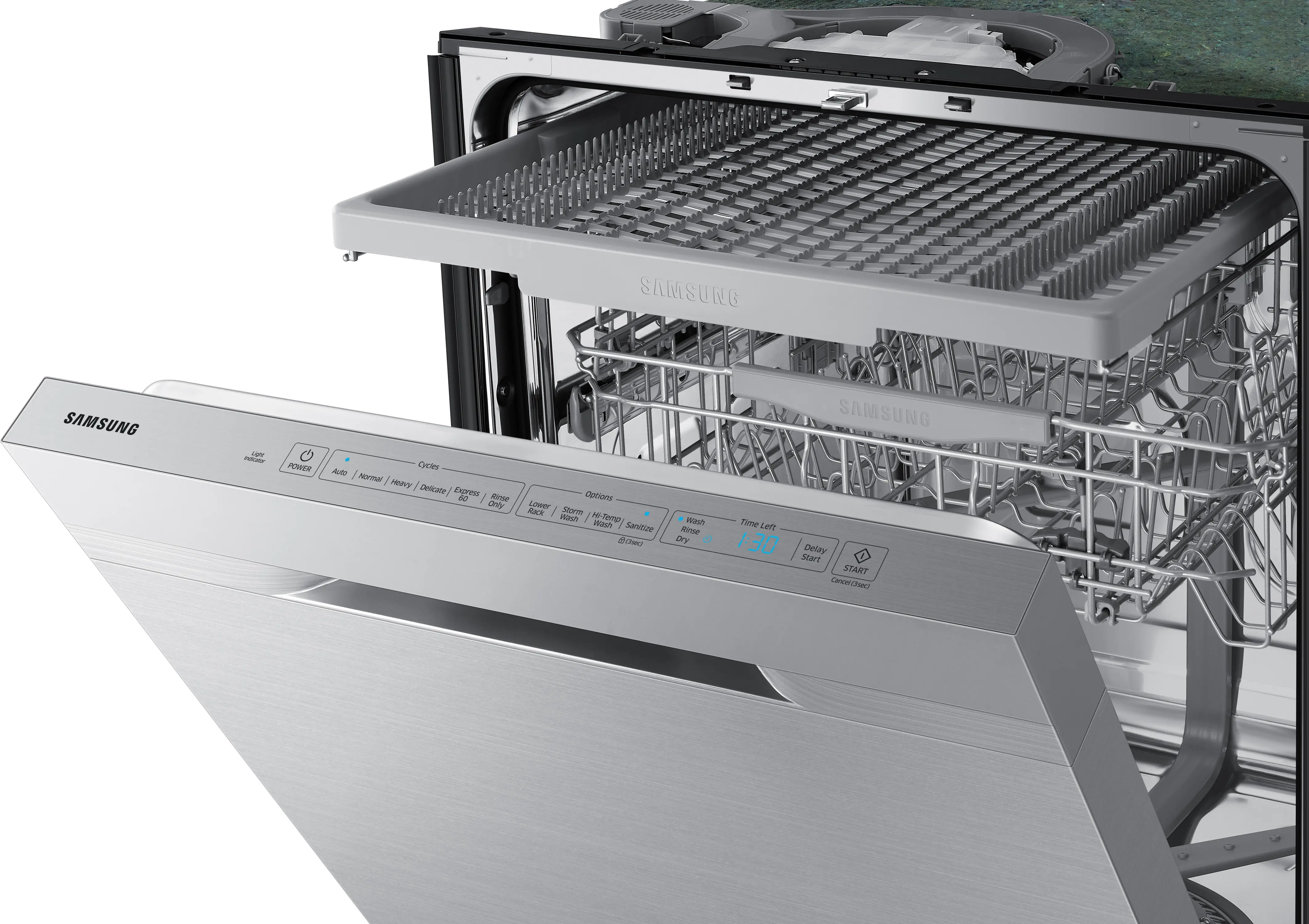 DW80R5060US Samsung Top Control Dishwasher - Stainless Steel-7