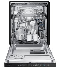 DW80R5060UG Samsung 24 Inch StormWash Dishwasher - Black Stainless Steel-3