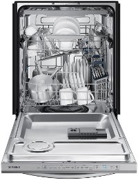 DW80R5061US Samsung StormWash Dishwasher with Bar Handle - 24 Inch, Stainless Steel-2