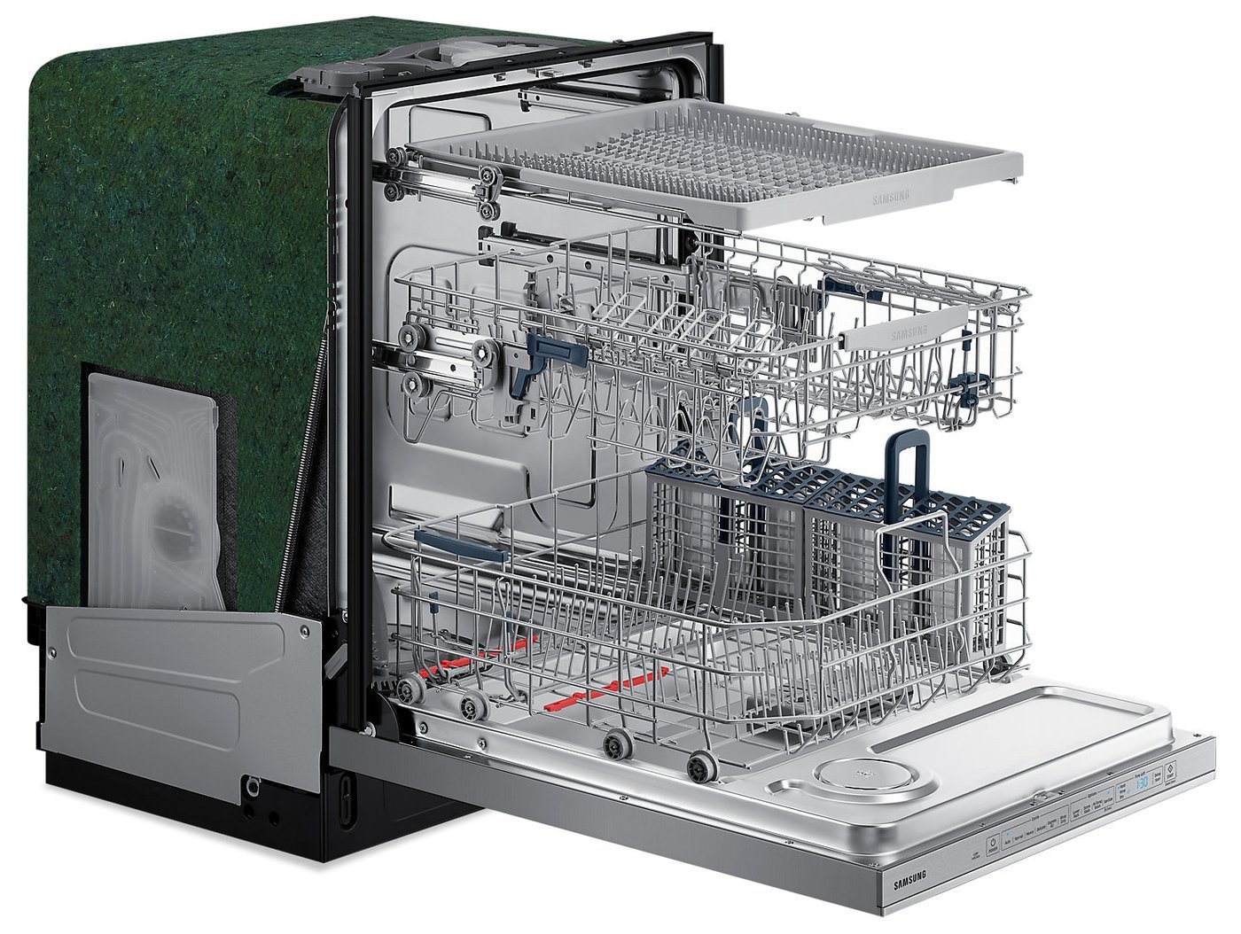 DW80R5061US Samsung StormWash Dishwasher with Bar Handle - 24 Inch, Stainless Steel-6