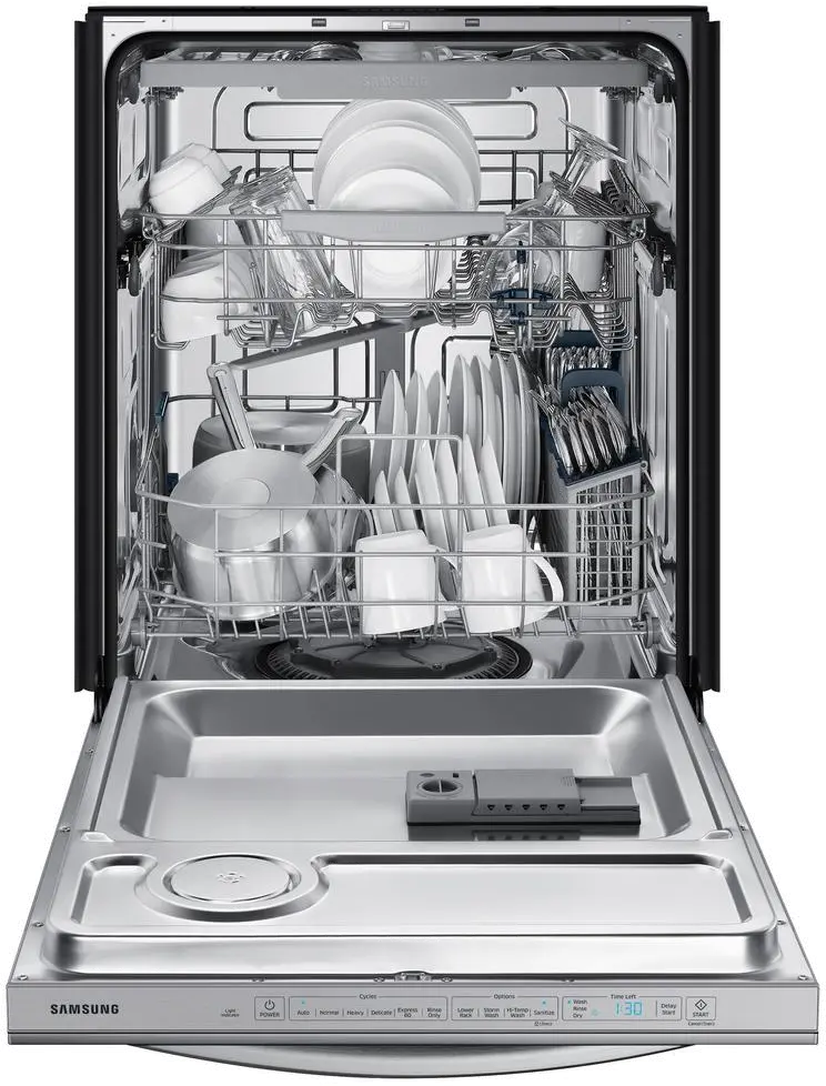 DW80R5061US Samsung Top Control Dishwasher - Stainless Steel-2