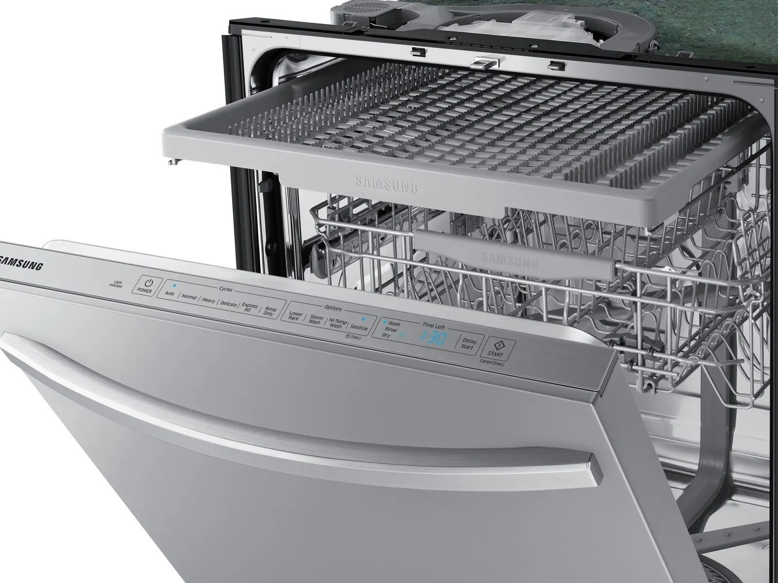 DW80R5061US Samsung Top Control Dishwasher - Stainless Steel-7