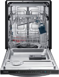 DW80R5061UG Samsung 24 Inch StormWash Dishwasher with Towel Handle - Black Stainless Steel-2