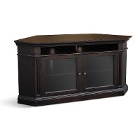 Transitional Black Corner TV Stand - Westwood-3