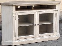 White Corner TV Stand - Westwood