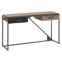 Rustic Gray Console Table with Drawers - Refinery-2
