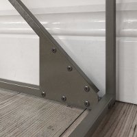 Rustic Gray Console Table with Drawers - Refinery-5