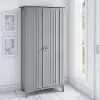 SAS332CG-03 Salinas Gray Tall Storage Cabinet - Bush Furniture