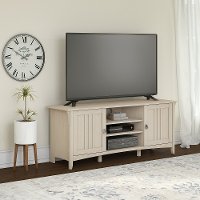 60 Inch Contemporary White TV Stand - Salinas
