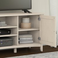 60 Inch Contemporary White TV Stand - Salinas-3