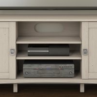 60 Inch Contemporary White TV Stand - Salinas-4