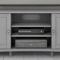 60 Inch Cape Cod Gray TV Stand - Salinas-3