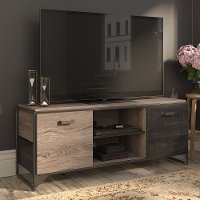60 Inch Rustic Gray TV Stand - Refinery