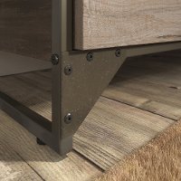 60 Inch Rustic Gray TV Stand - Refinery-5