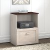 Washed Gray and Madison Cherry Lateral File Cabinet - Townhill