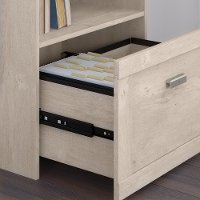 Washed Gray and Madison Cherry Lateral File Cabinet - Townhill-4
