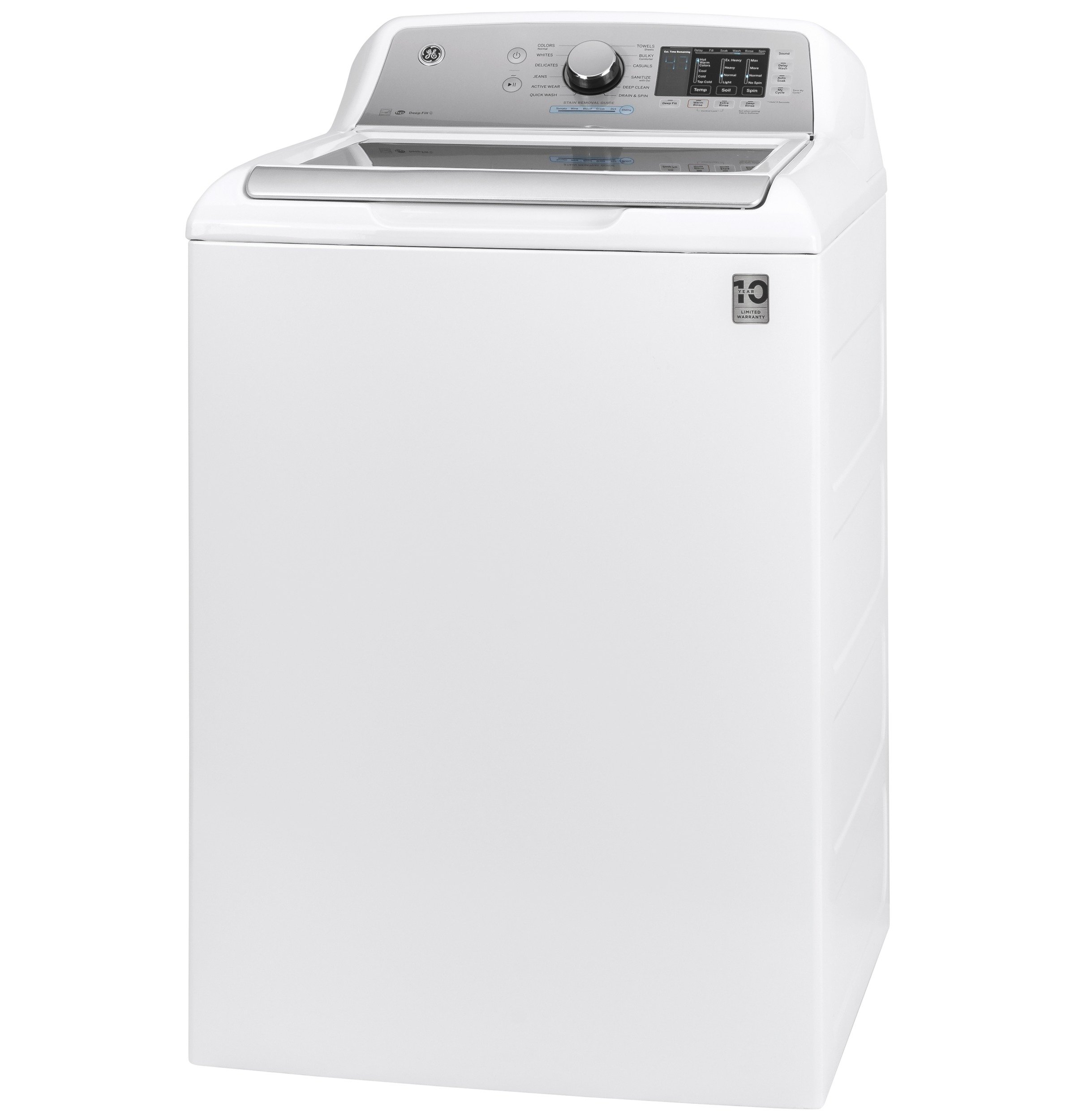 GTW720BSNWS GE Top Load Washer with Tide PODS Dispense - 4.8 cu. ft. White-1