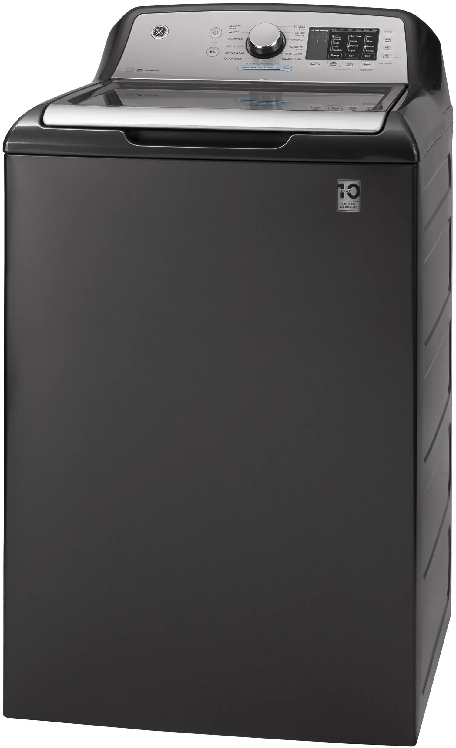 GTW720BPNDG GE Top Load Washer with Tide PODS Dispense - 4.8 cu. ft. Diamond Gray-3