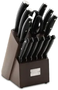 Emeril Lagasse 14 Piece Knife Set in Walnut Block