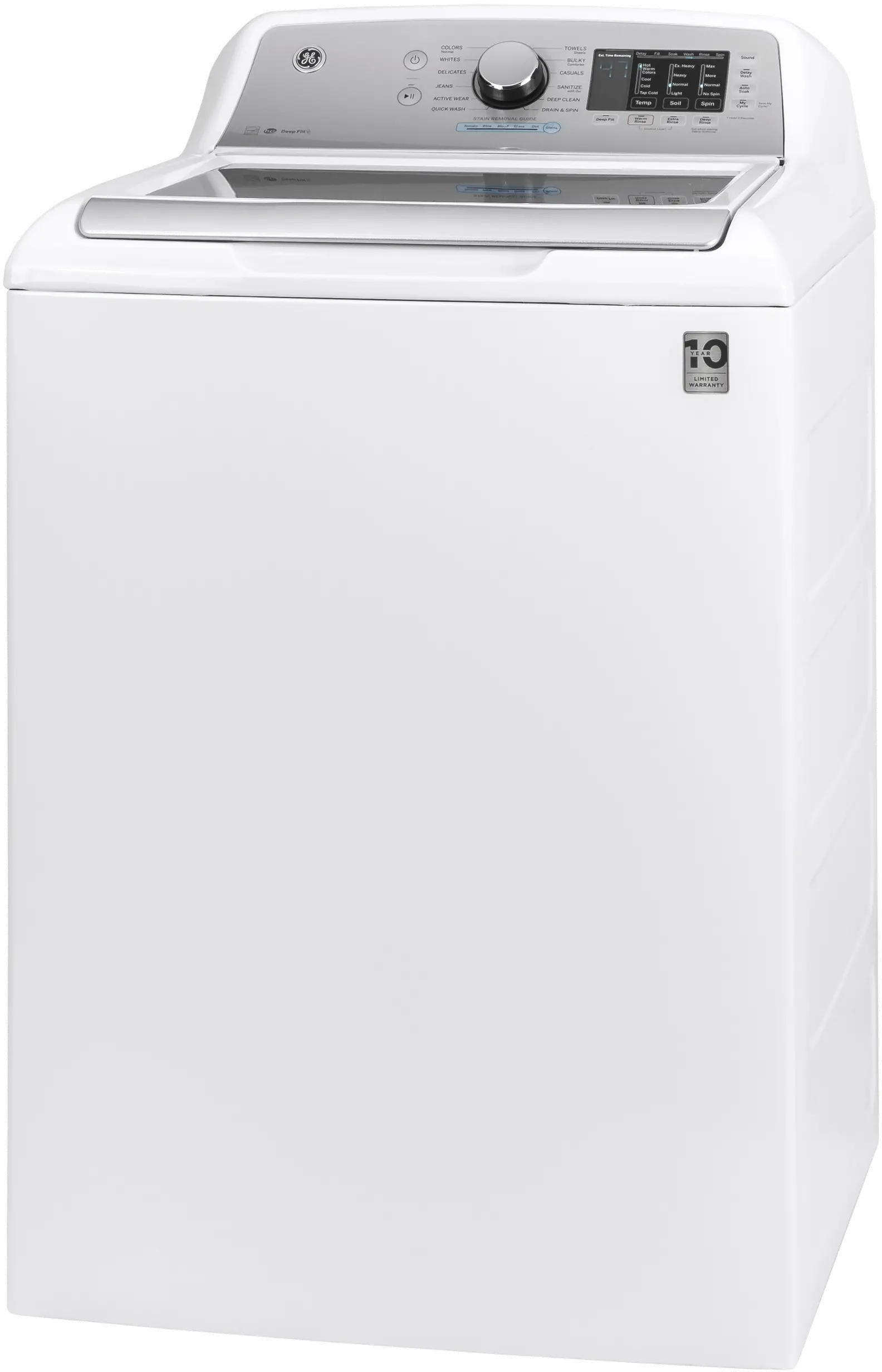 GTW725BSNWS GE Top Load Washer with Tide PODS Dispense - 4.6 cu. ft. White-1