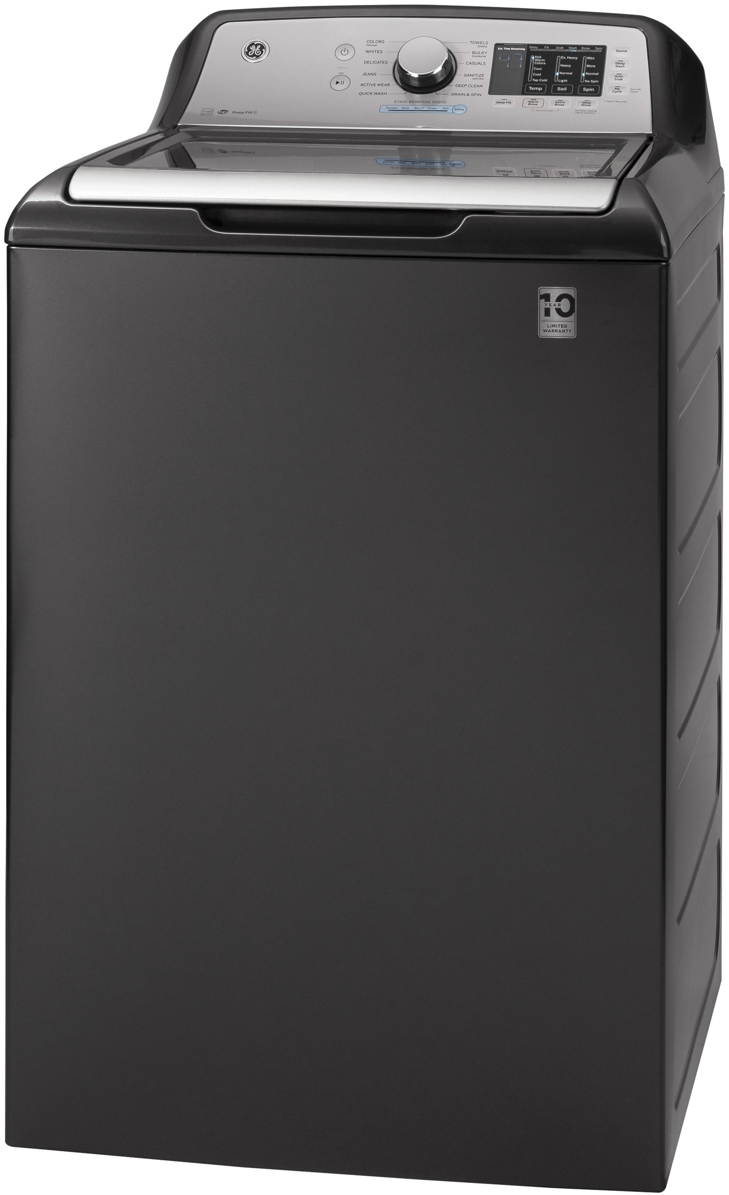 GTW725BPNDG GE Top Load Washer with Tide PODS Dispense - 4.6 cu. ft. Diamond Gray-3