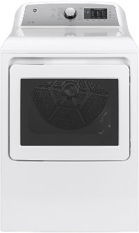 GTD72GBSNWS GE Gas Dryer with HE Sensor Dry - 7.4 cu. ft.