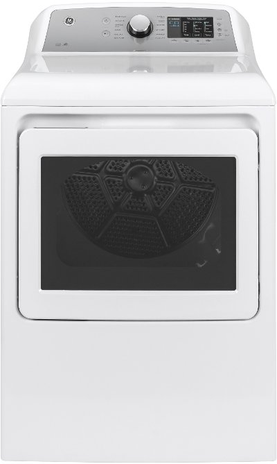 GTD72GBSNWS GE Gas Dryer with HE Sensor Dry - 7.4 cu. ft.