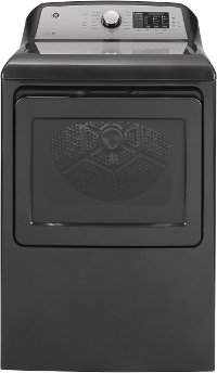 GTD72GBPNDG GE Gas Dryer with HE Sensor Dry - 7.4 cu. ft. Diamond Gray