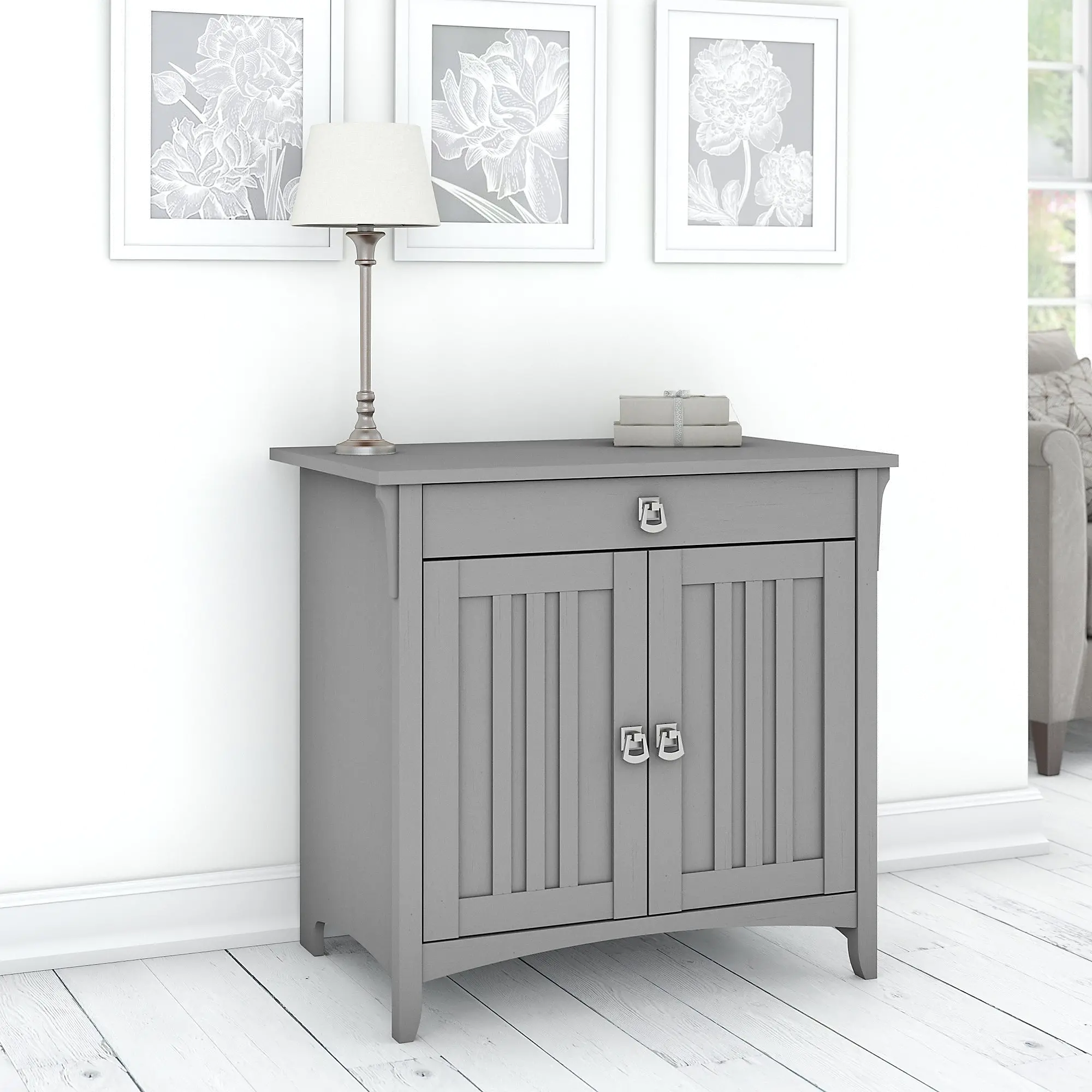 SAS432CG-03 Salinas Cape Cod Gray Secretary Desk-3