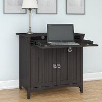 Salinas Vintage Black Secretary Desk