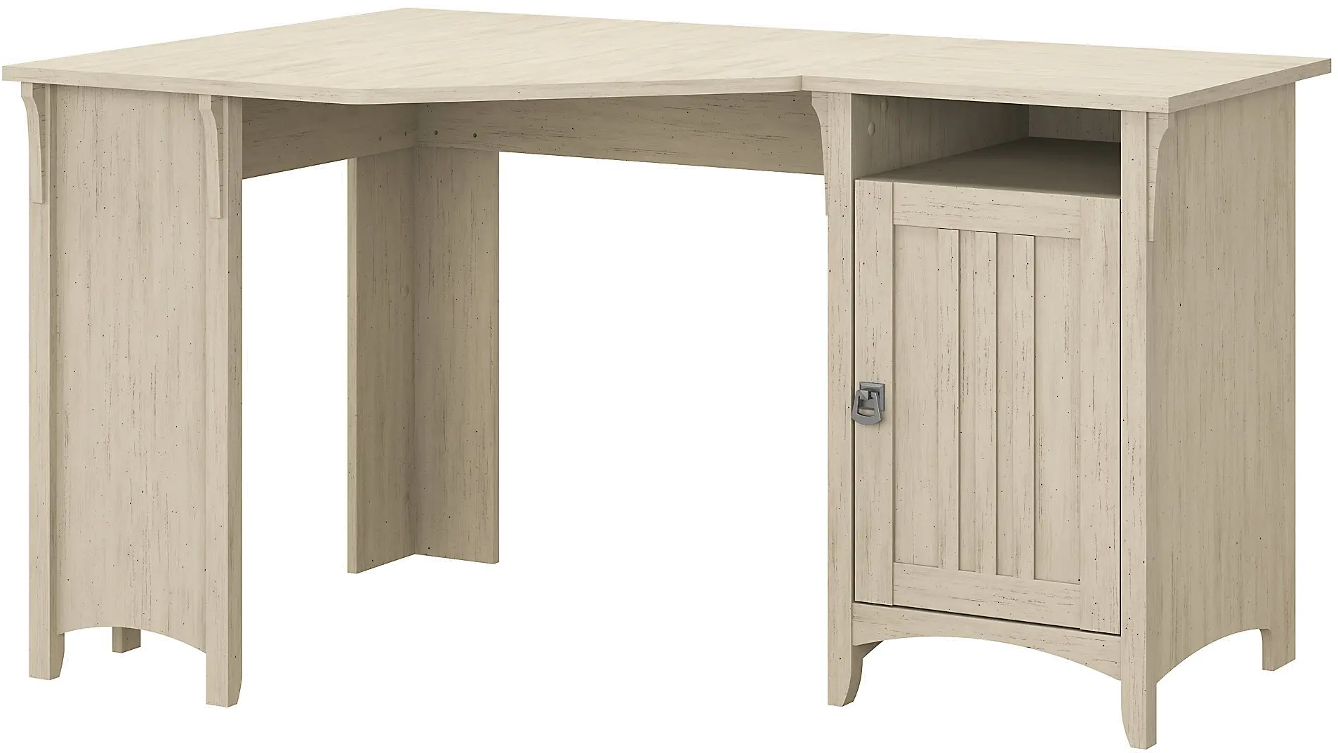 SAD155AW-03 Salinas Antique White Corner Pedestal Desk-5