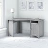 Cape Cod Gray Corner Desk with Storage - Salinas