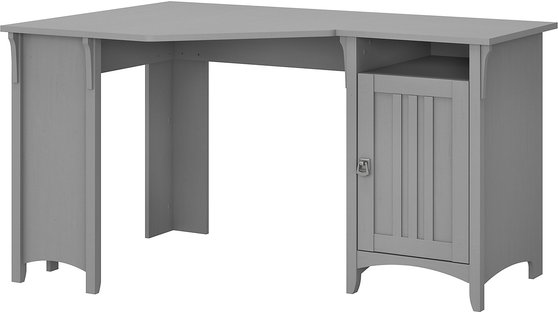 Salinas Cape Cod Gray Corner Pedestal Desk-2