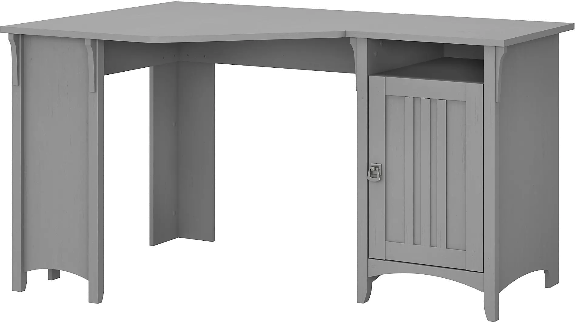 SAD155CG-03 Salinas Cape Cod Gray Corner Pedestal Desk-2