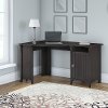 Clearance Vintage Black Corner Desk with Storage - Salinas