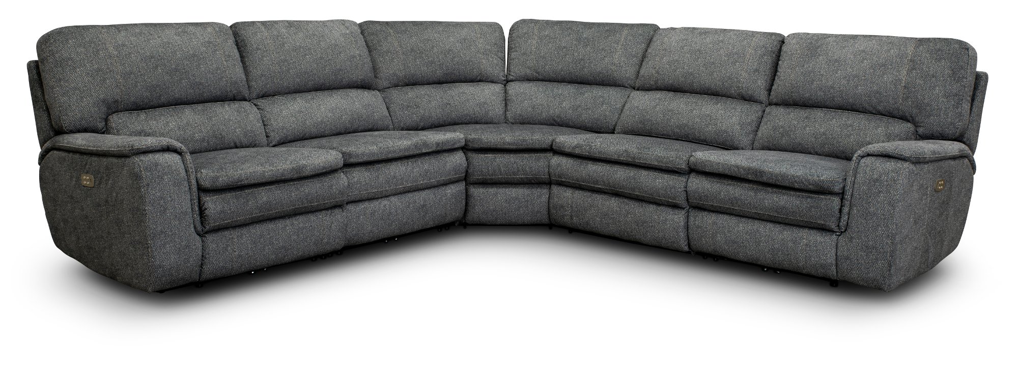 Indigo 5 Piece Power Reclining Sectional - Casey-3