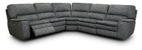 Indigo 5 Piece Reclining Sectional - Casey