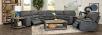 Indigo 5 Piece Reclining Sectional - Casey-2