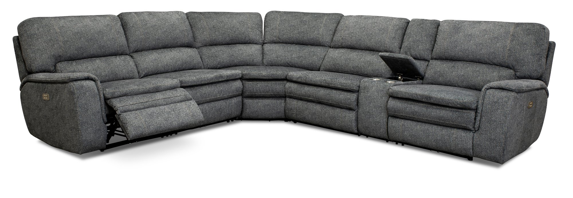 Indigo 6 Piece Power Reclining Sectional - Casey-1