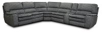 Indigo 6 Piece Reclining Sectional - Casey-5