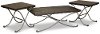 Elegant Oak Coffee Table Set - Hillcrest